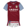 Virallinen Fanipaita + Shortsit Aston Villa Kotipelipaita 2022-23 - Lasten